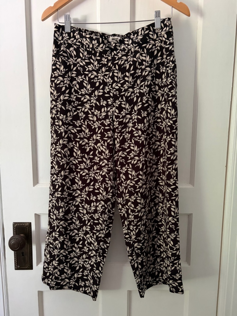 Cropped wide leg pants petite